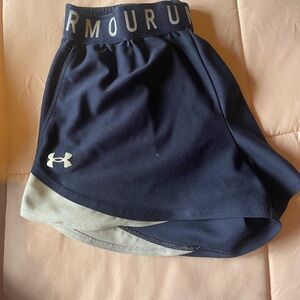 Under Armour Women's Dark Blue Athletic Shorts